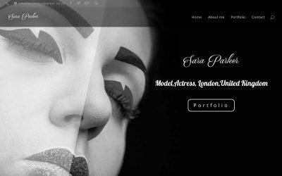 Model Website Design by CineEye